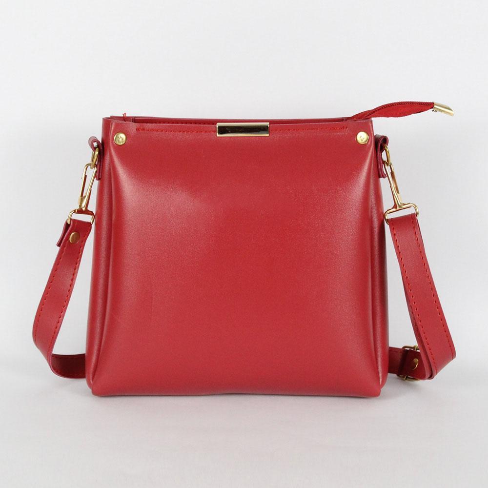 Girl’s Plain Rexine Hand Bag – Stylish & Elegant