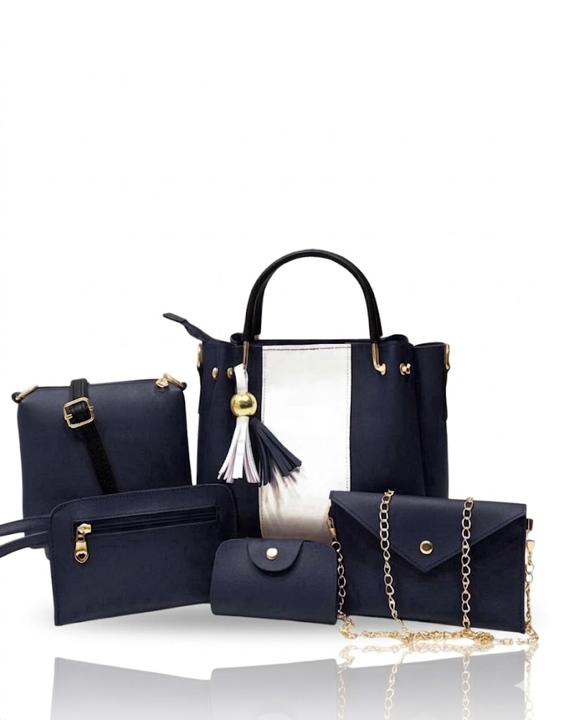 Chic 5-Piece Handbag Set for Girls