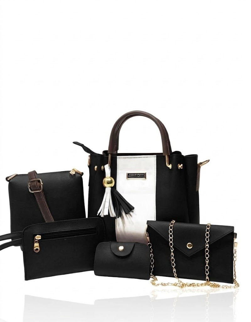 Chic 5-Piece Handbag Set for Girls
